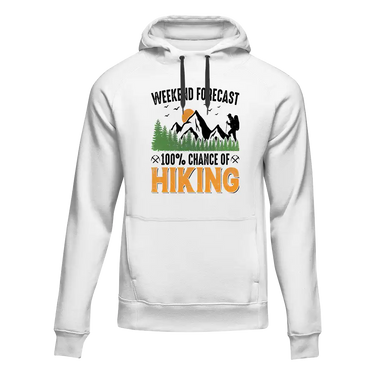 Weekend Forecast 100% Hiking Unisex Hoodie